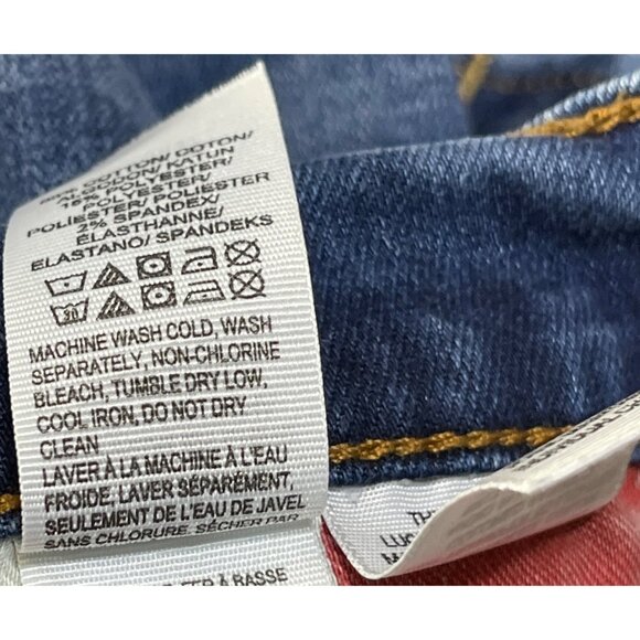 Lucky Brand Jeans Charlie Baby Boot Size 8/29 Low Rise Med Wash - Picture 7 of 7